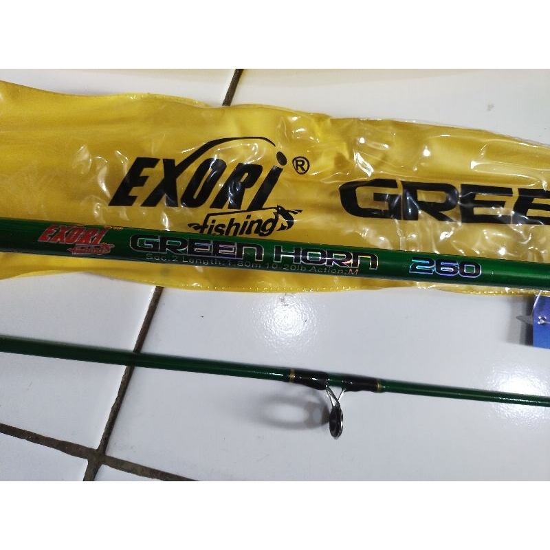 Jual joran exori green horn 165cm 180cm 210cm | Shopee Indonesia