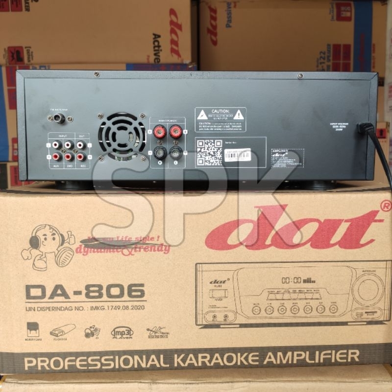Jual Amplifier DAT DA 806 DA806 Original | Shopee Indonesia
