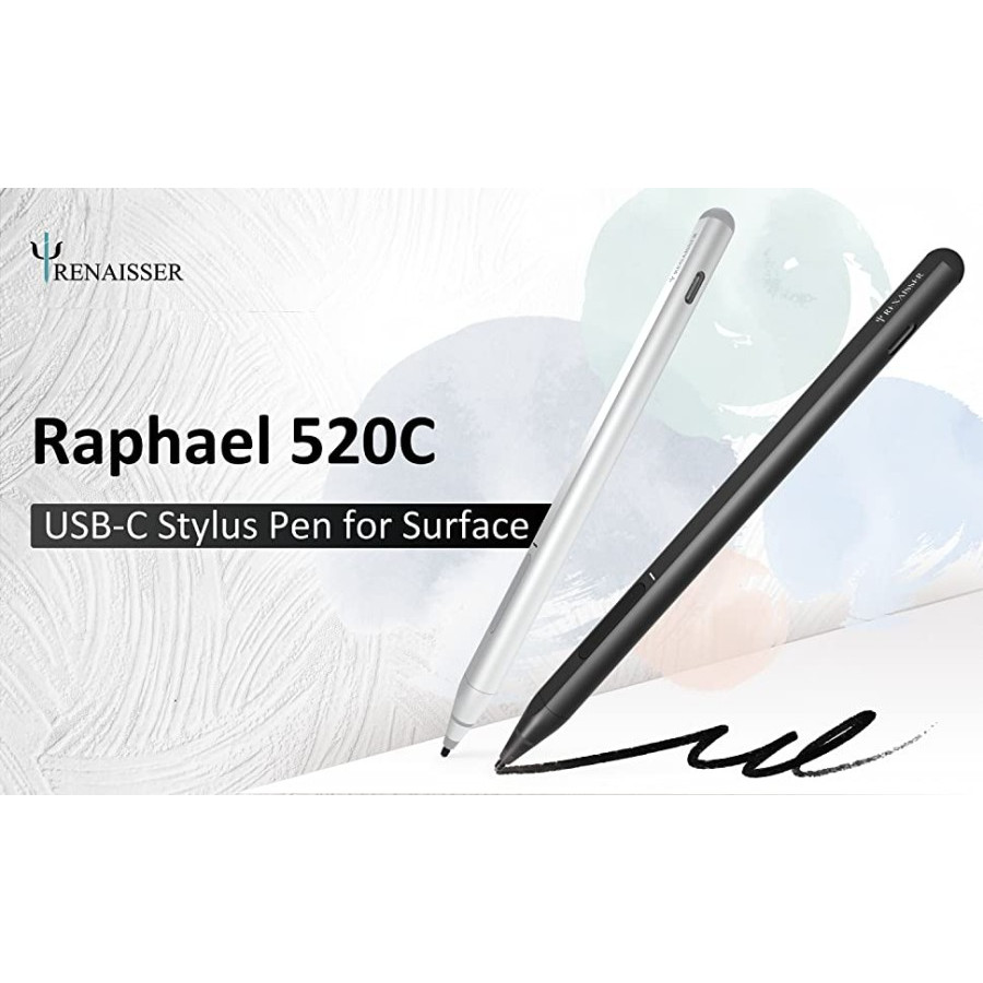 Ipad Pen RENAISSER Raphael 520 Stylus For Surface, Designed In