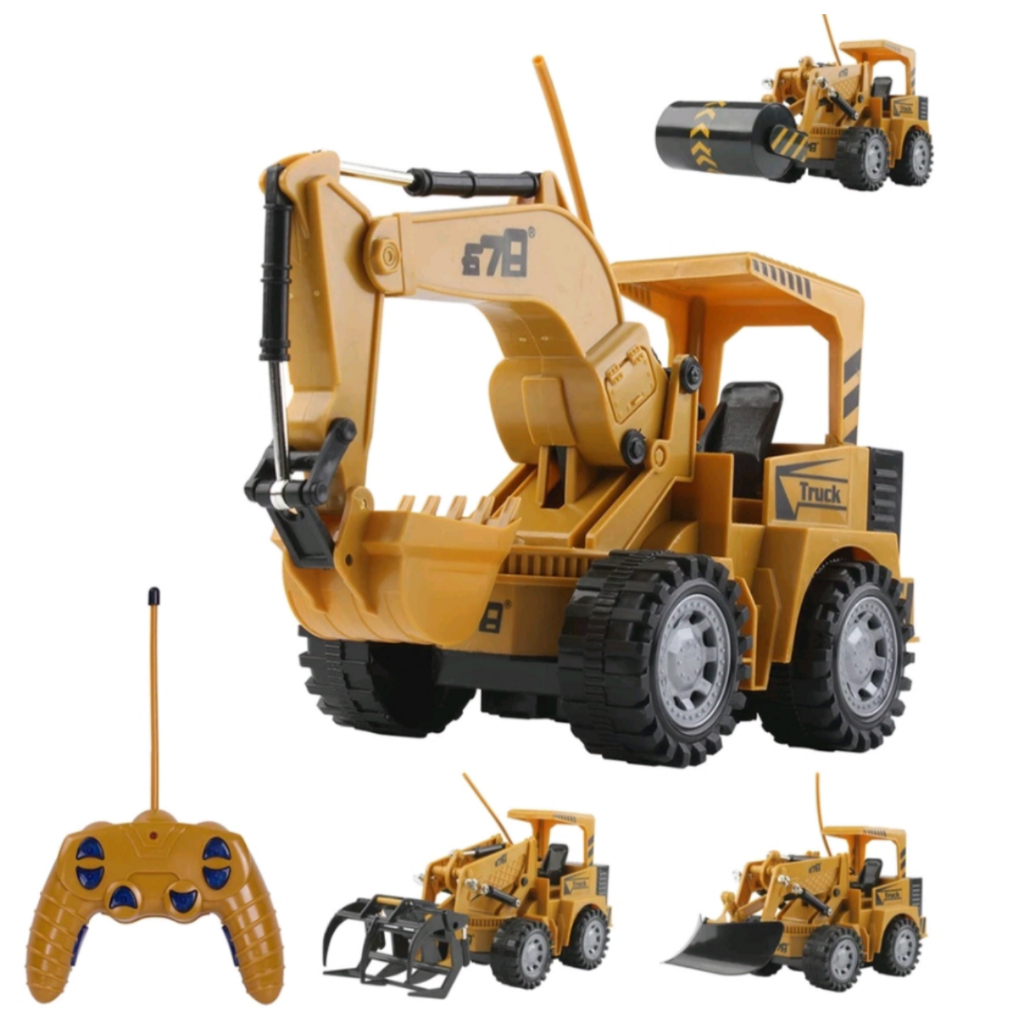 Jual RC EXCAVATOR ALAT BERAT REMOTE CONTROL BULLDOZER TRUCK CRAWLER ...