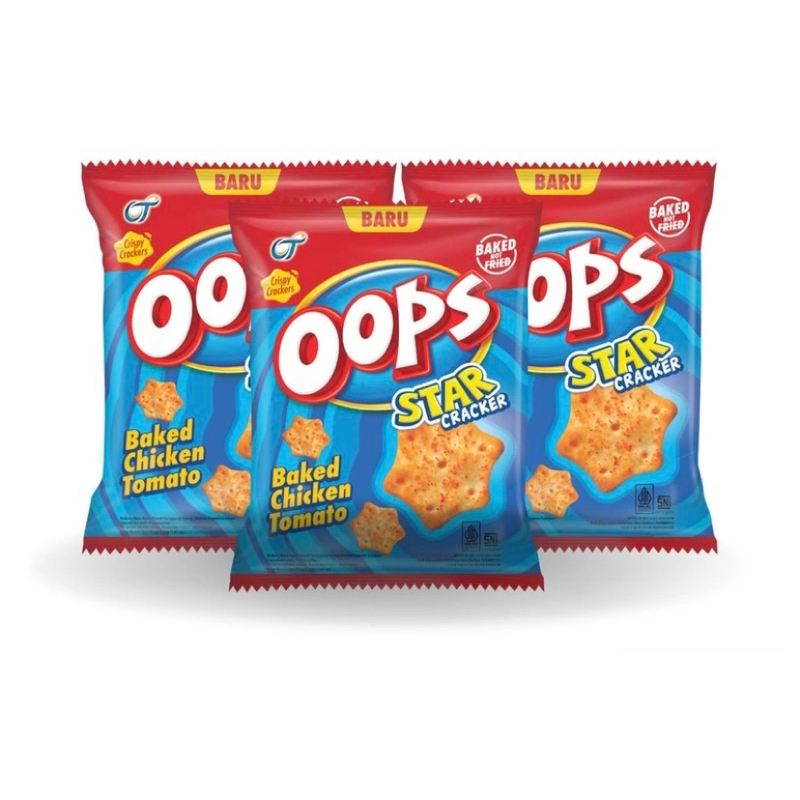 Jual OOPS Kemasan 40g - ( Baked chicken Tomato/ Roasted Sweet Corn ...