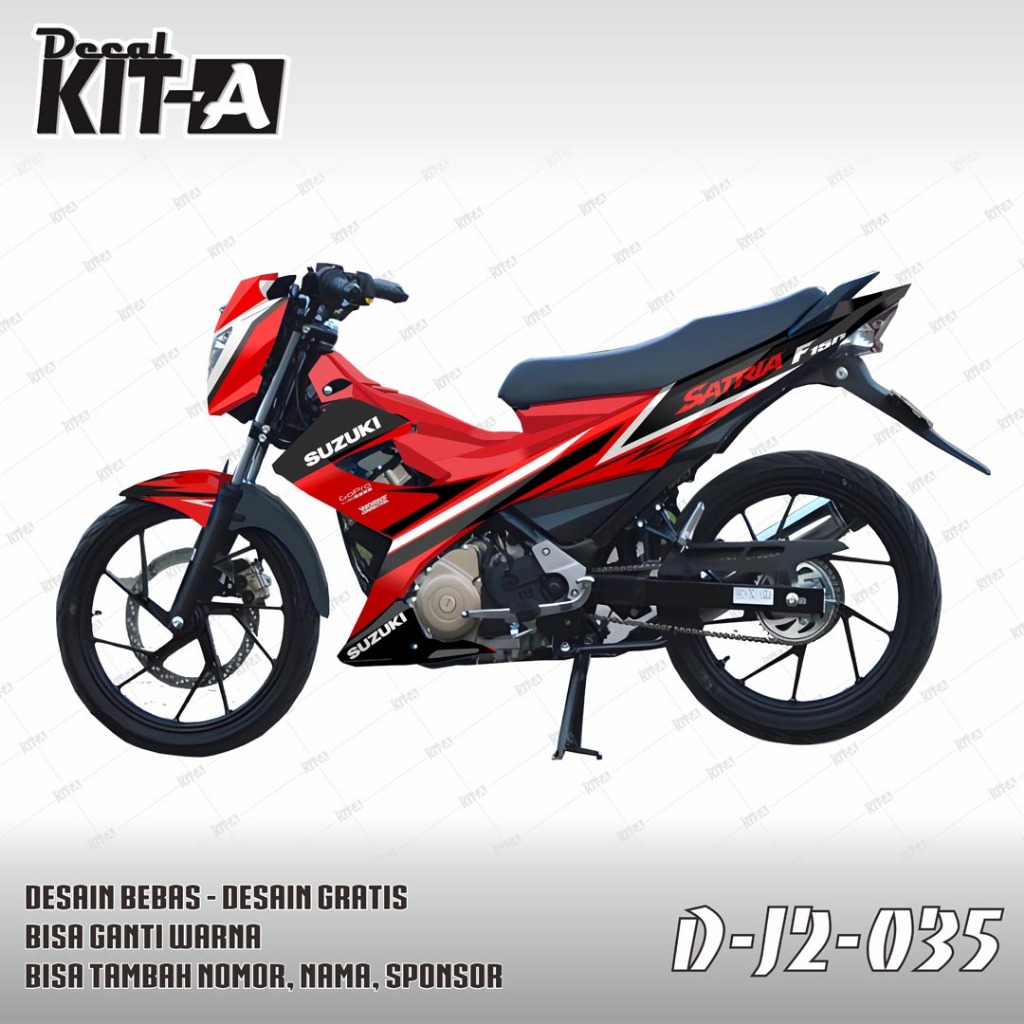Jual Decal Stiker Motor Satria Facelift Roadrace Sticker Variasi ...