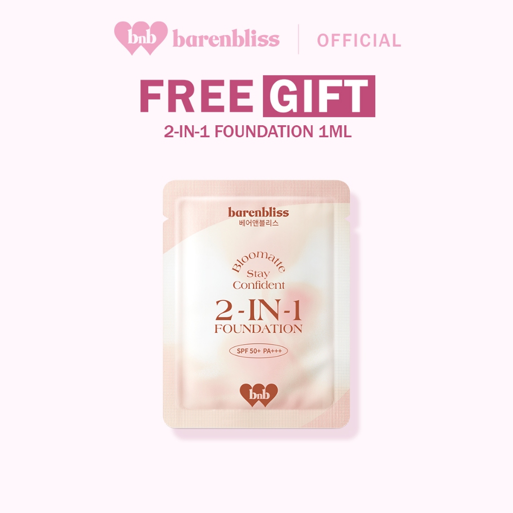 Jual Gift Bnb Barenbliss Bloomatte Stay Confident In Foundation Ml Shopee Indonesia