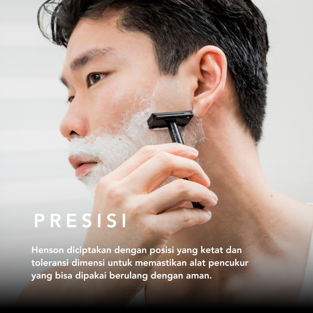 Jual HENSON AL 13 Aggressive Facial Razor - Alat Cukur Manual, Hair ...