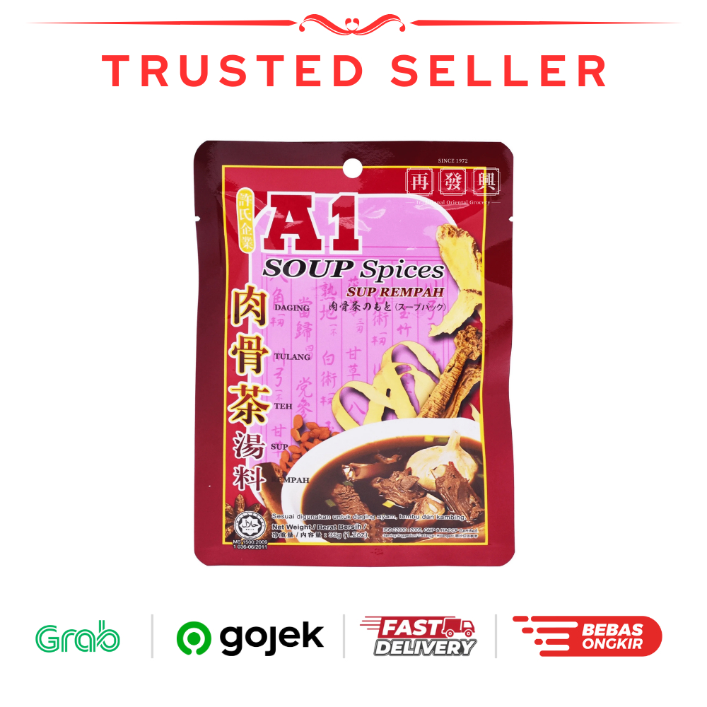 Jual A1 Soup Spices Daging Tulang Teh Sup Rempah 35 Gram Shopee Indonesia