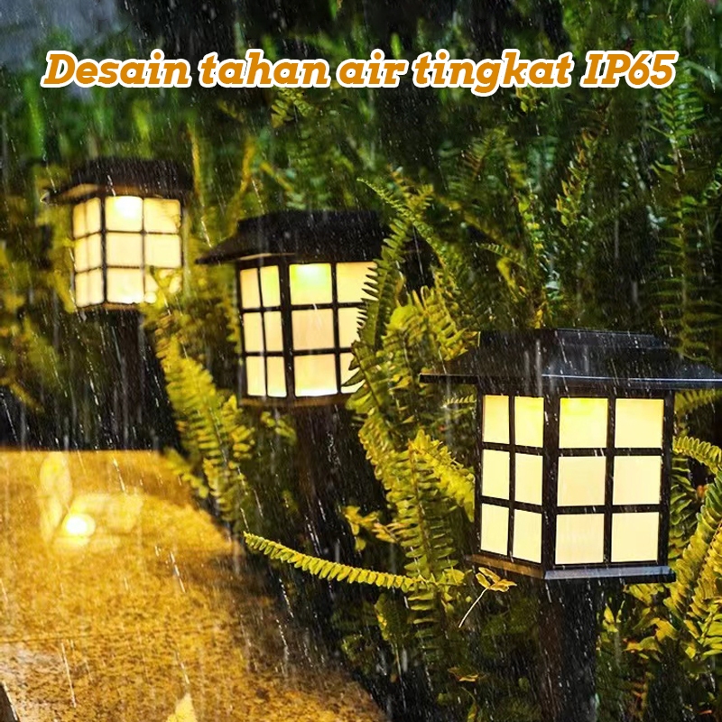 Jual Lampu Rumput Luar Ruangan Tenaga Surya, Lampu LED Taman, Lampu ...