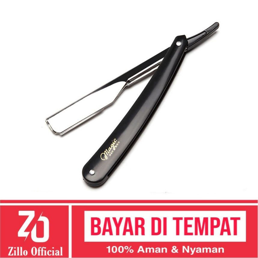 Jual ZILLO Pisau Lipat Razor Kerikan Rambut Standar Barbershop Pengerok ...