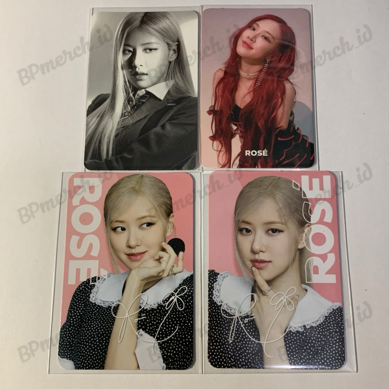 Jual BLACKPINK ROSE OFFICIAL THE SHOW PHOTOCARD | Shopee Indonesia