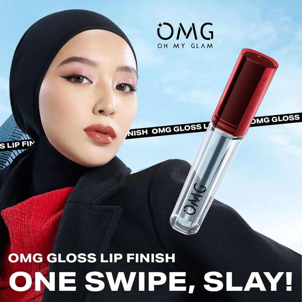 Jual OMG OH MY GLAM Gloss Lip Finish - Lip Gloss for THE VINYL LIP LOOK