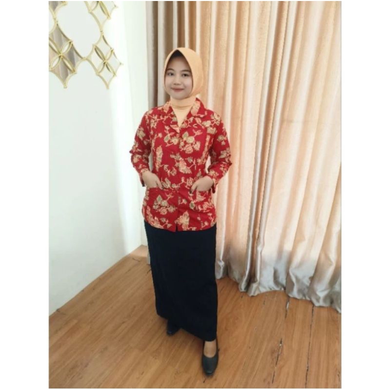 Jual Seragam batik dwp dharma wanita persatuan terbaru full furing baju ...