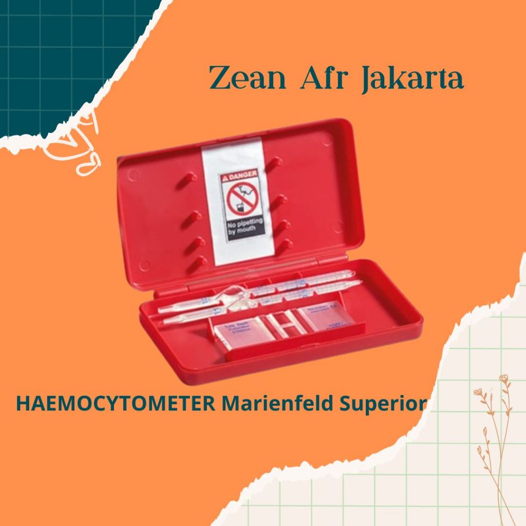 Jual HAEMOCYTOMETER Marienfeld Superior / Kamar Hitung Set | Shopee ...