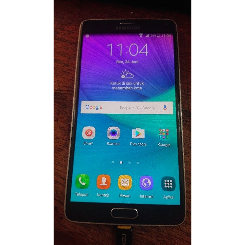 Jual LCD dan Mesin Samsung Galaxy Note 4 Original Amoled Mulus | Shopee ...