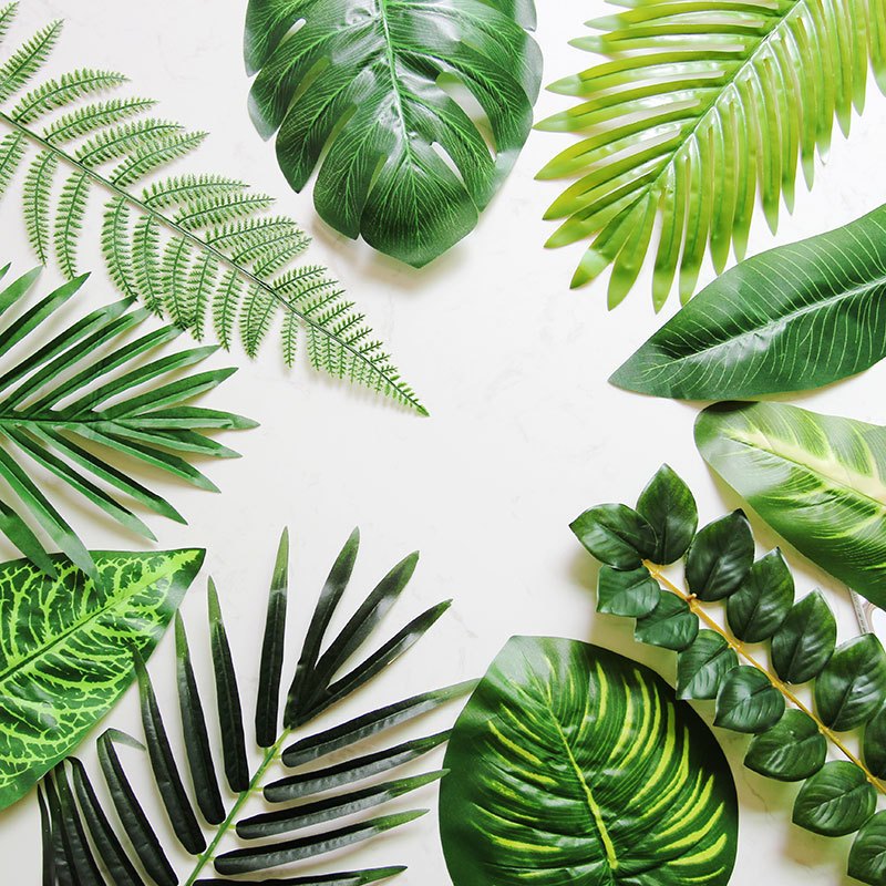 Daun Tropical Monstera Palem Pakis - Tanaman Daun Hias Plastik