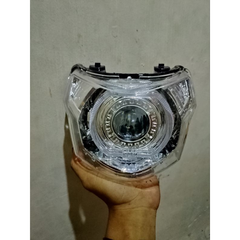 Jual Headlamp Reflektor Lampu Depan Vega ZR Custom Biled Laser Sudah ...