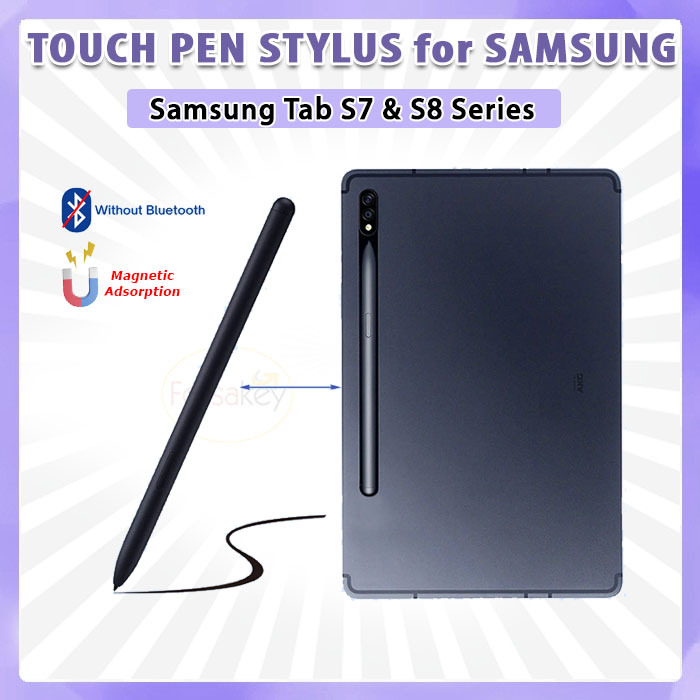 Case For S Pen on Samsung Galaxy Tab S7 FE/S7/S7 Plus/S8/S8 Plus /S8 Ultra /S9 /S9 Plus / S9 Ultra Pencil Cover Colorful for Tablet Stylus Bag Non-slip Protection Silicon Sleeve (avocado