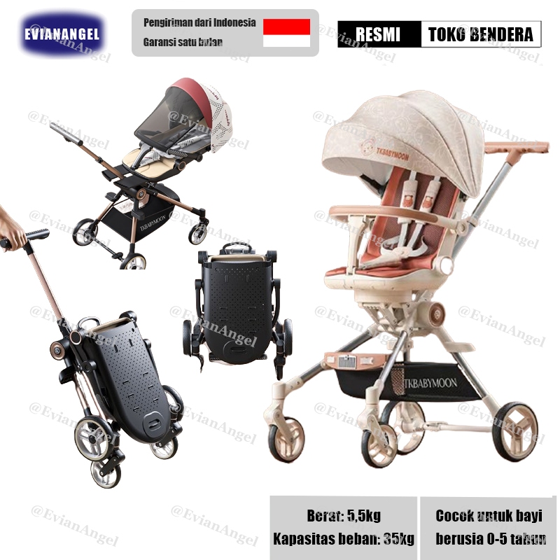 Jual EVIANANGEL Stroller Bayi Lipat Travelling Duduk Dan Berbaring