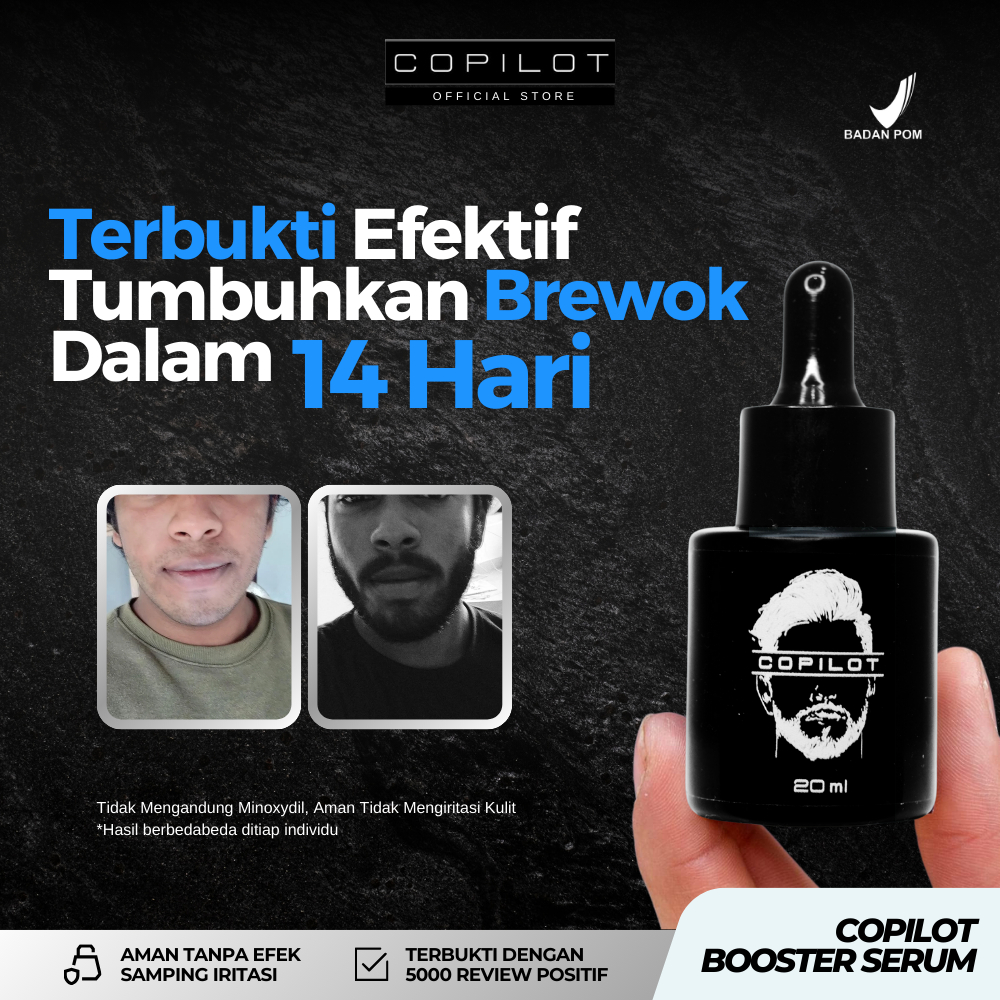 Jual Copilot Serum Brewok Hair Growth Booster Rambut Kepala Jambang ...