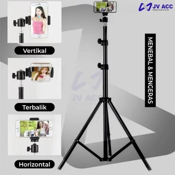 TRIPOD HP 2 1 M Tripod Kaki 3 Tripod Konten Live Shopee Tiktok