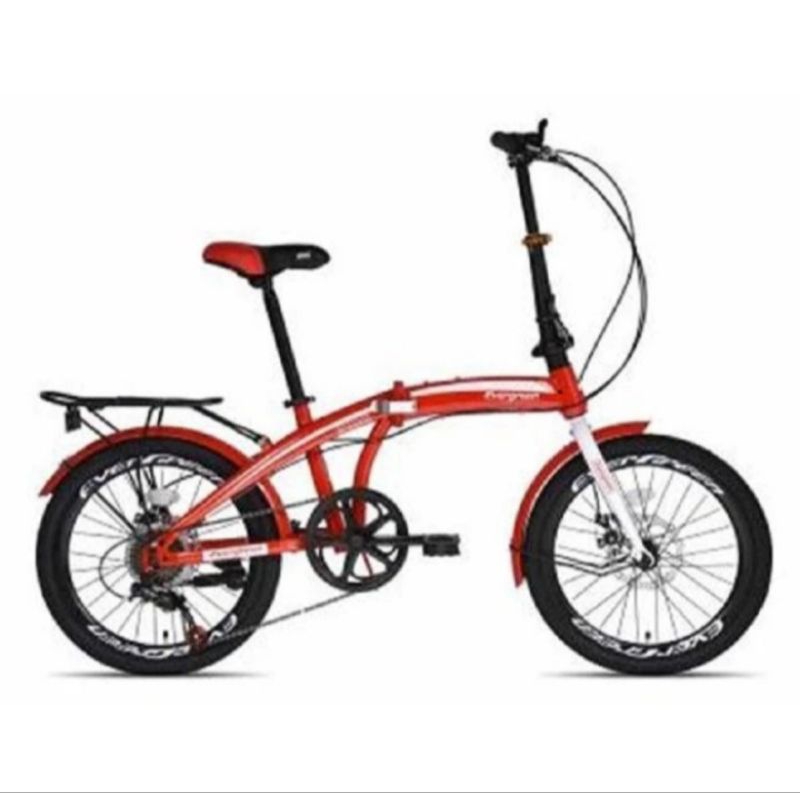 Jual sepeda lipat 20 inch evergreen 7 speed | Shopee Indonesia