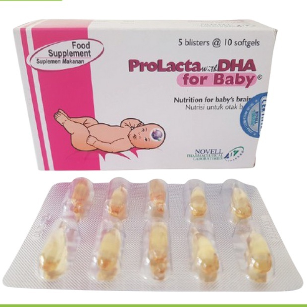 Jual Prolacta For Baby DHA 50 Softgels - Prolacta Baby - Prolacta DHA ...