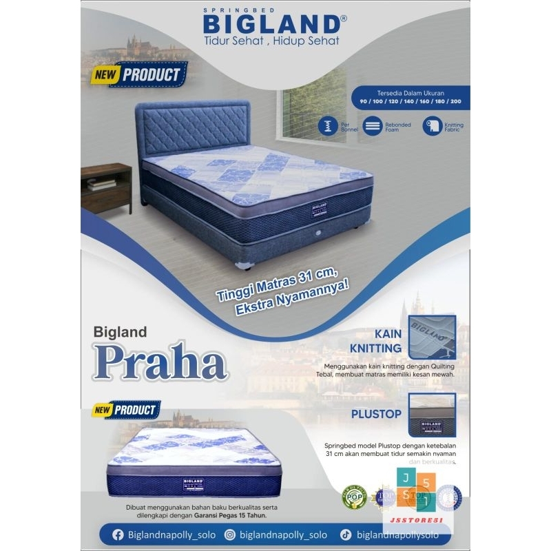 Jual BIGLAND - HANYA KASUR/KASUR SPRINGBED / SPRINGBED / KASUR ...