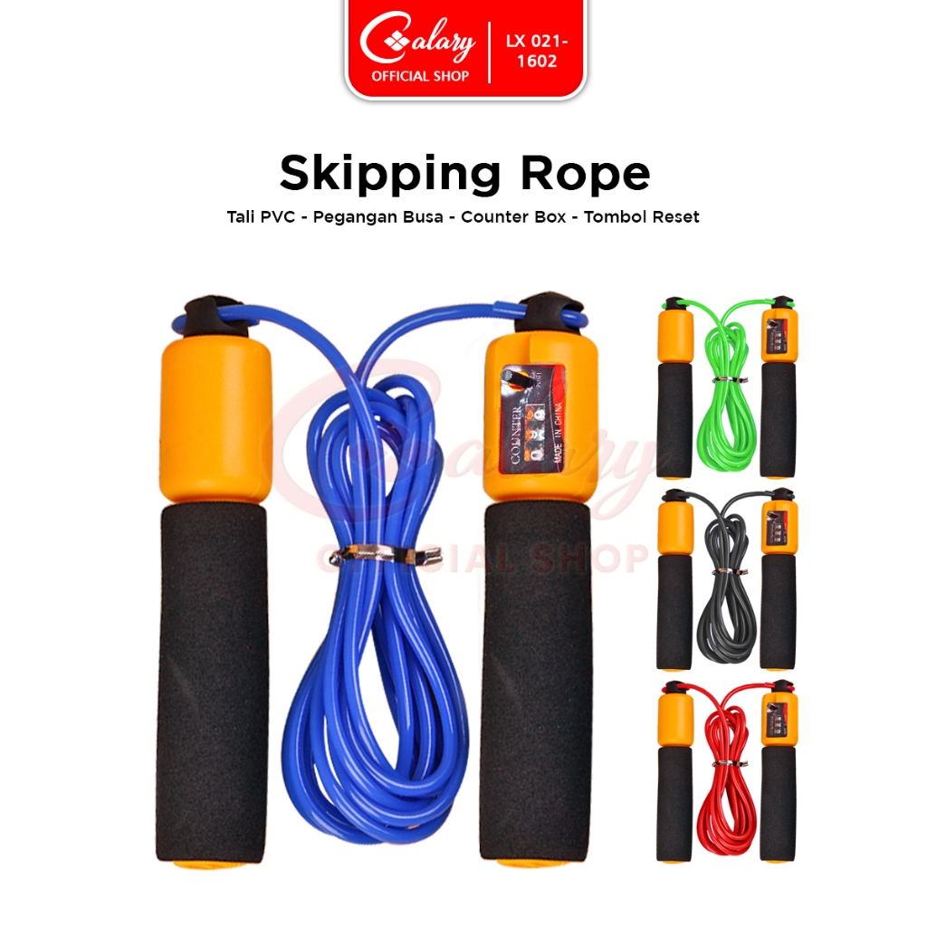 Jual CALARY Skipping Lompat Tali Jump Rope Original 021-1602 | Shopee ...