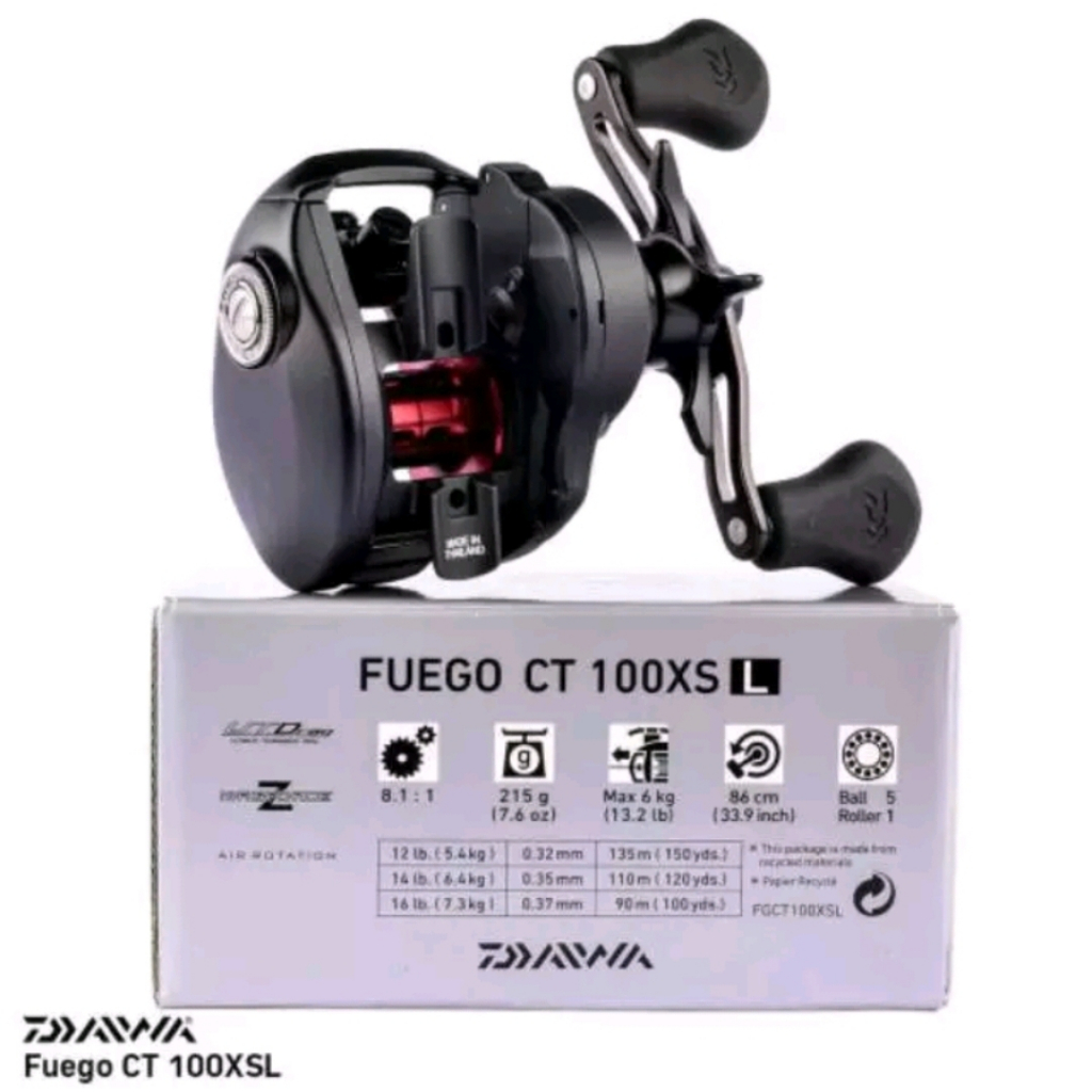 Jual Reel BC Daiwa FUEGO SV 103SHL SV 103HL CT 100XS-L |ft