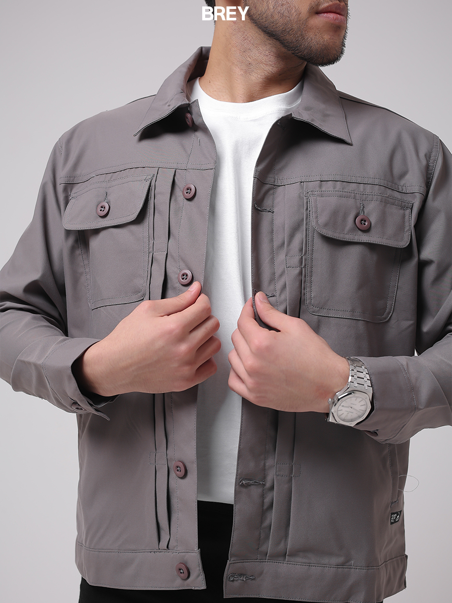 Jual BREY Jaket Pria Trucker Rex Jacket Original Premium | Shopee Indonesia