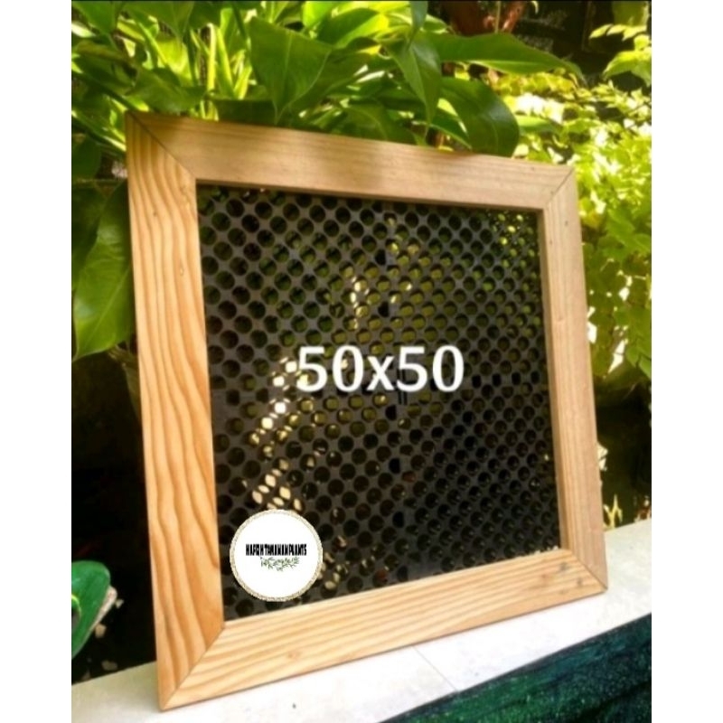Jual Frame platycerium 50x50 Cm Frame Simbar / Bingkai Platy / Drainase ...