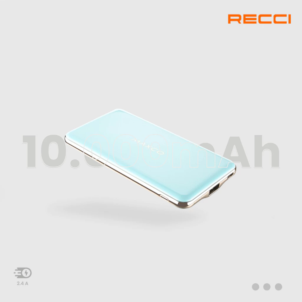 Powerbank MAXCO Phantom Recci 10000mAh MP-10000A White/Green