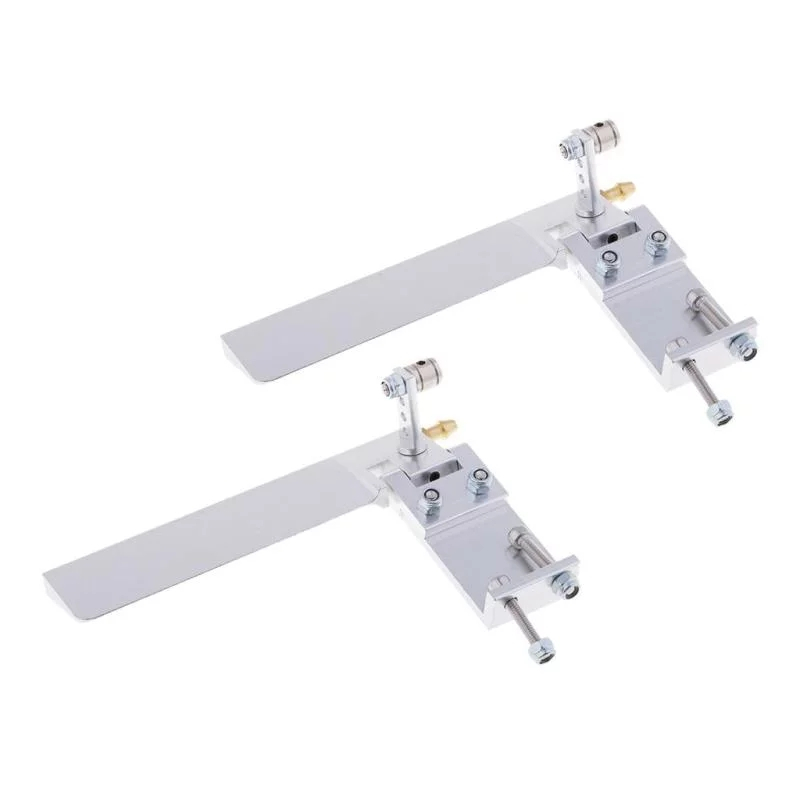 Jual Rc Boat Rudder Silver/Tfl Metal Rudder For Middle 75mm 95mm/Boat ...
