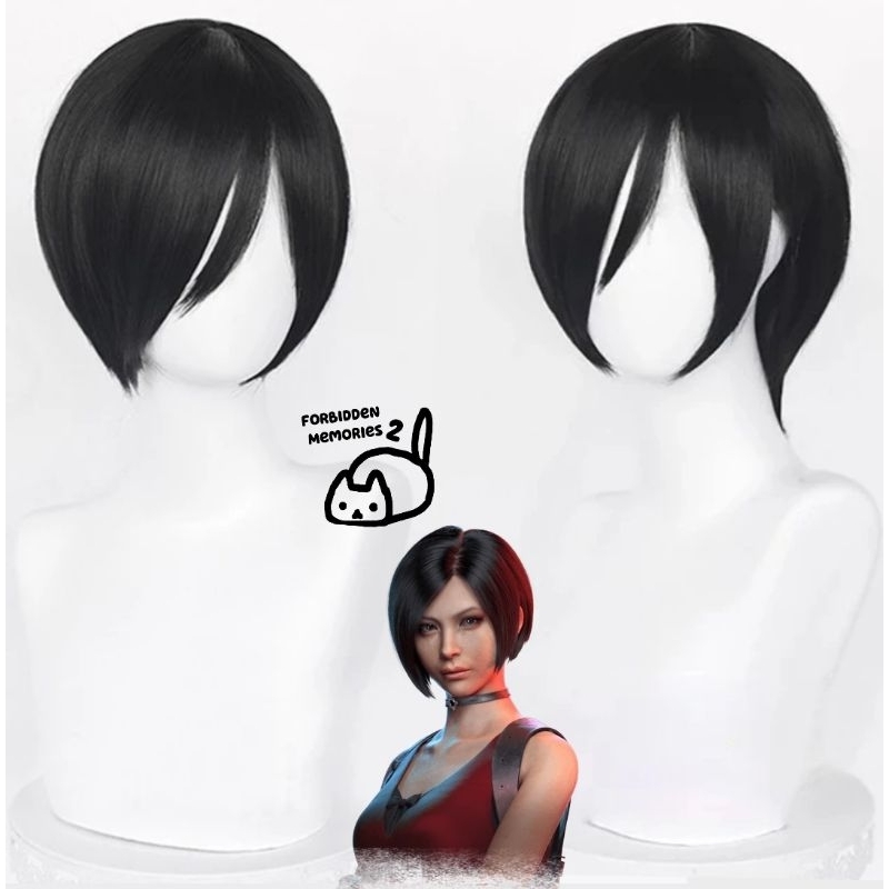 jual-wig-cosplay-ada-wong-resident-evil-shopee-indonesia