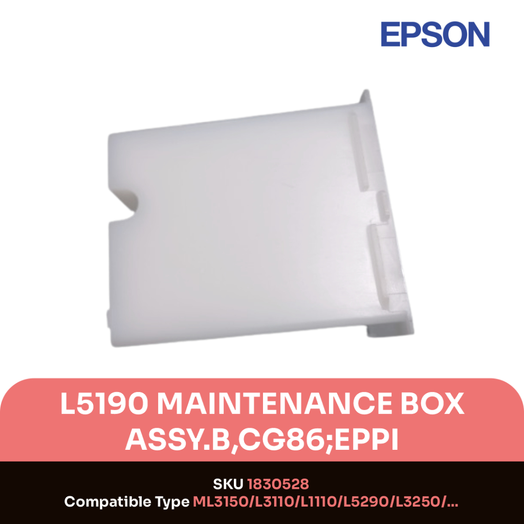 Jual L5190 MAINTENANCE BOX ASSY.B,CG86;EPPI EPSON L3150/L3110/L1110 ...