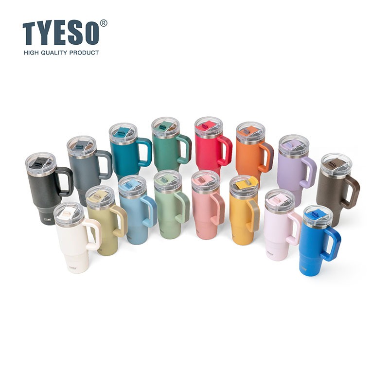 Jual Original Tyeso Tumbler Cup Handle Stainless Steel Ml Termos