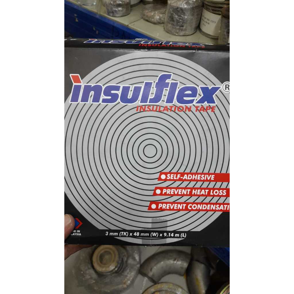 Jual Lem Isolasi Insulflex Foam Tape Insulasi Pipa AC Tembaga Insuflex