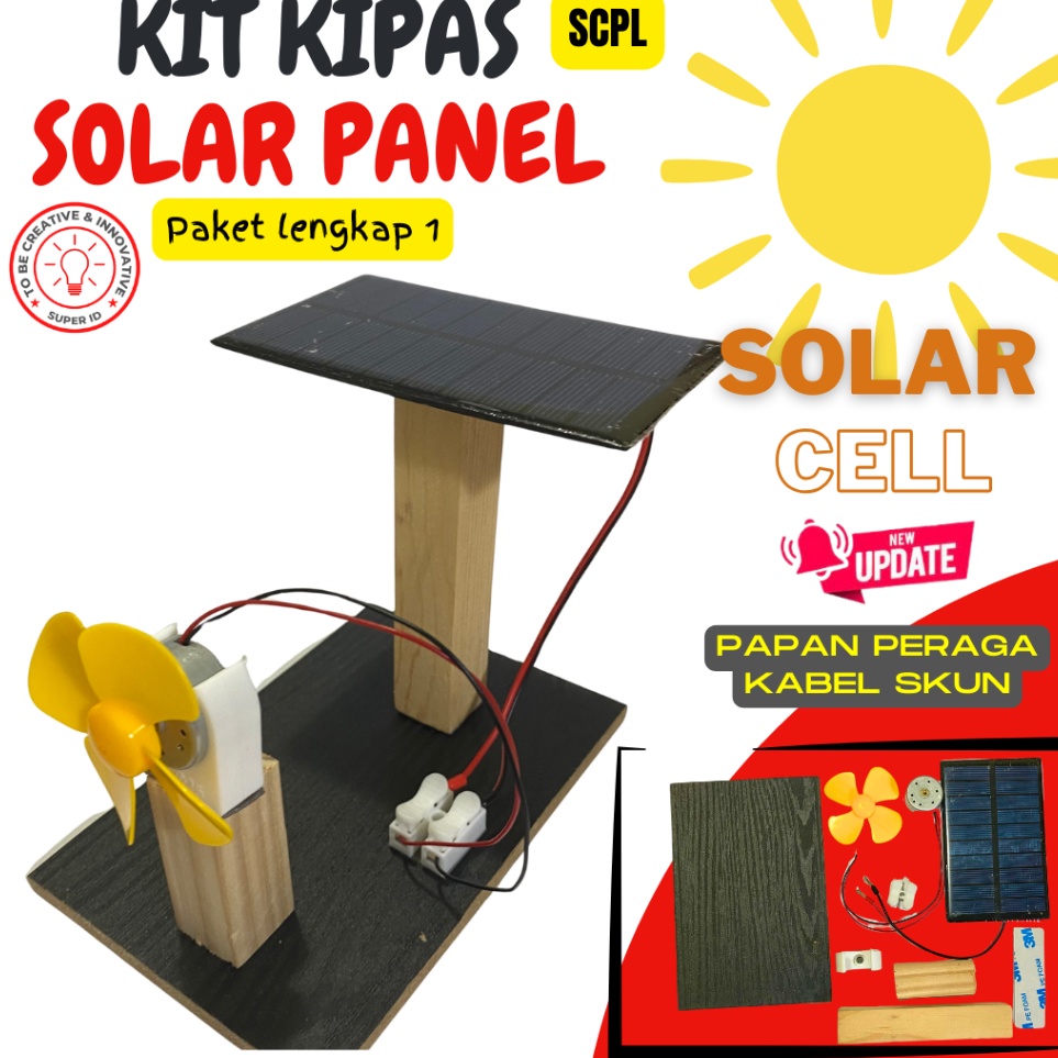 Jual Kode O79p Kit Edukasi Solar Panel Paket Hemat Panel Surya Pembangkit Listrik Tenaga 1913