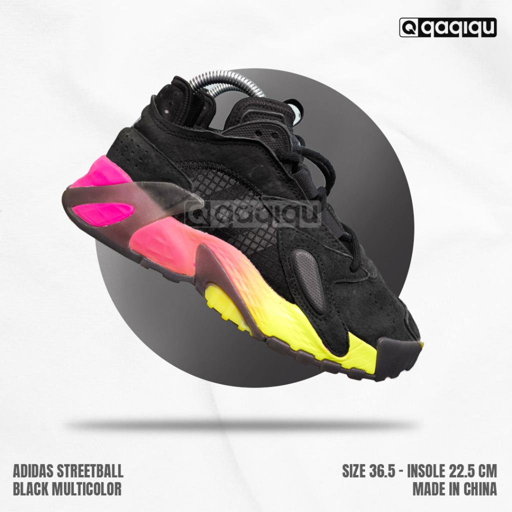 Jual Adidas Streetball Black Multicolor Shopee Indonesia