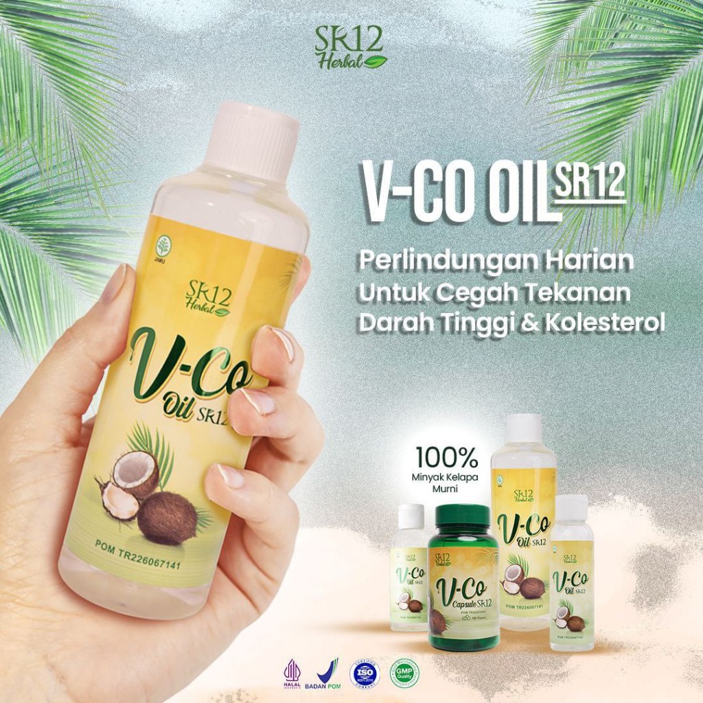 Jual Vco Oil Sr Minyak Kelapa Murni Virgin Coconut Oil Imun Booster