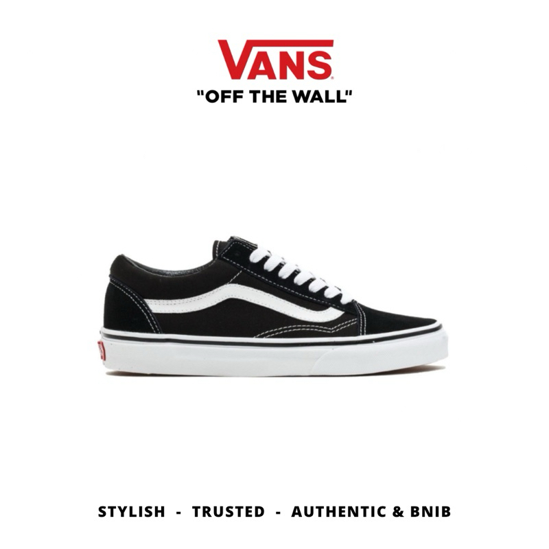 Jual Vans Old Skool Classic Black White Original Shopee Indonesia