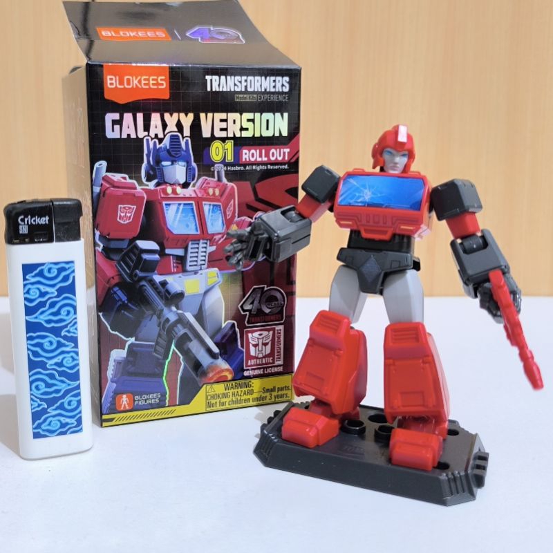 BLOKEES Transformers Ironhide - Kit Modellino Fai Da Te Con 20 Giunti Mobili - Figura Collezionabile (Licenza Ufficiale)