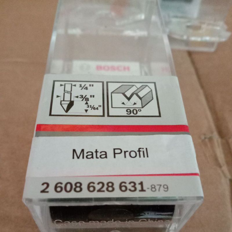 Jual BOSCH Mata Router Bits V-Grove Mata Router ACP 9,5mm L12,7mm G ...