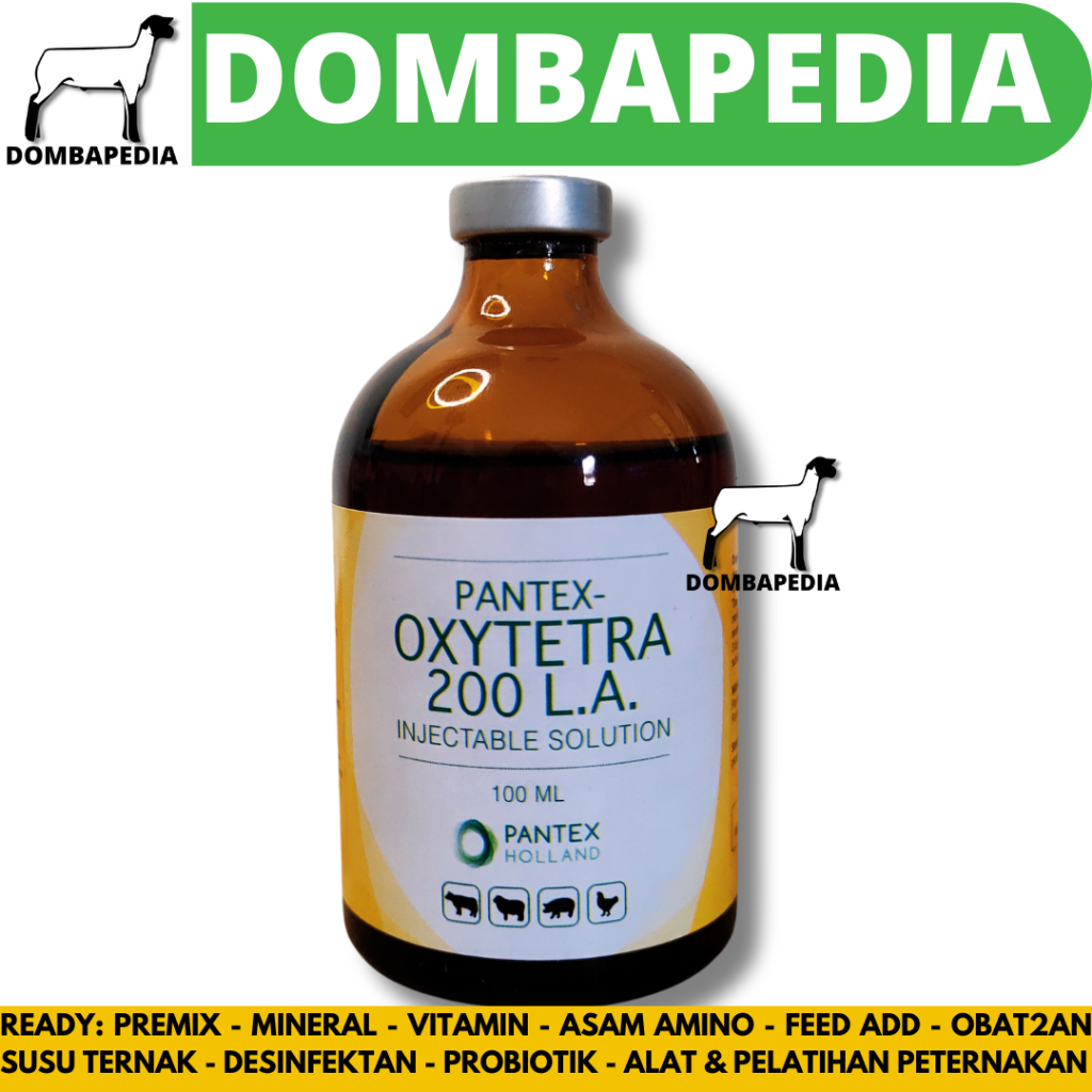 Jual PANTEX OXYTETRA 200 LA - SETARA LIMOXIN 200 LA - Obat Antibiotik ...