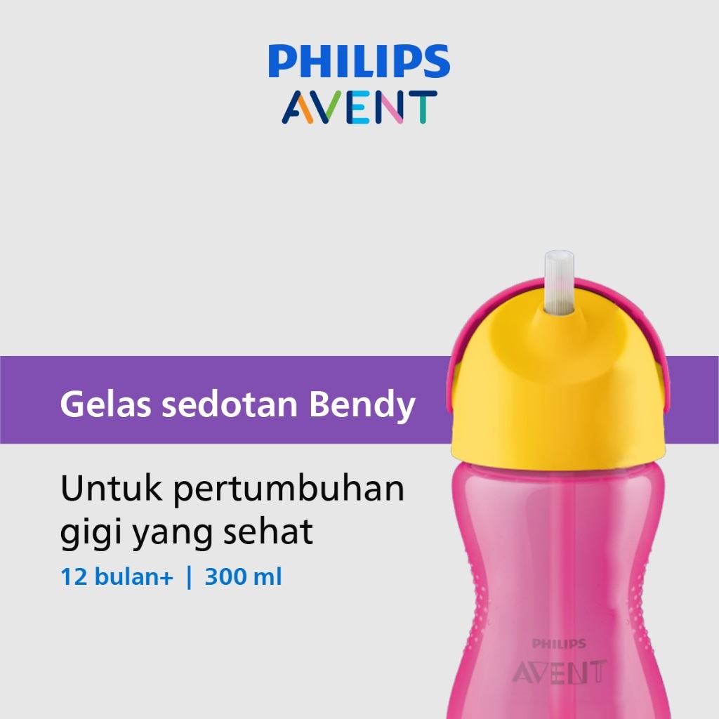 Jual Philips AVENT Bendy Straw Cup 200ml 300ml Training Cup