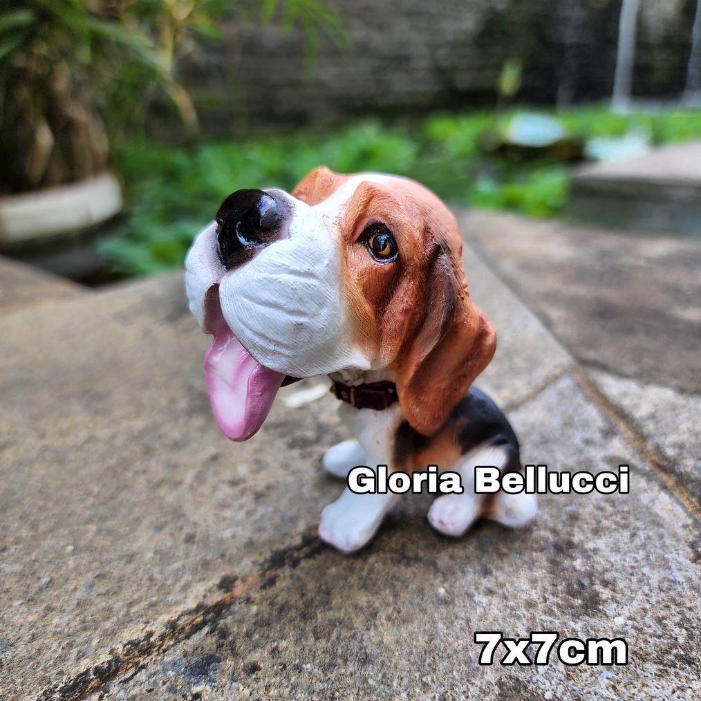 Jual NEWPRODUCT Patung pajangan anjing hush puppies ststue dog decor petshop interior home Shopee Indonesia