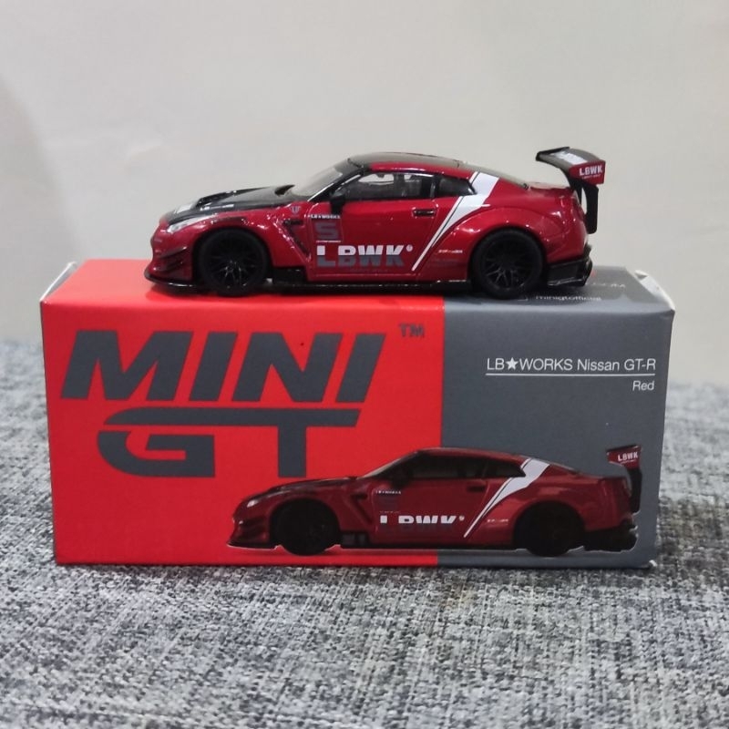 Jual Mini GT 345 LBWK Nissan R35 Red UNSEALED | Shopee Indonesia