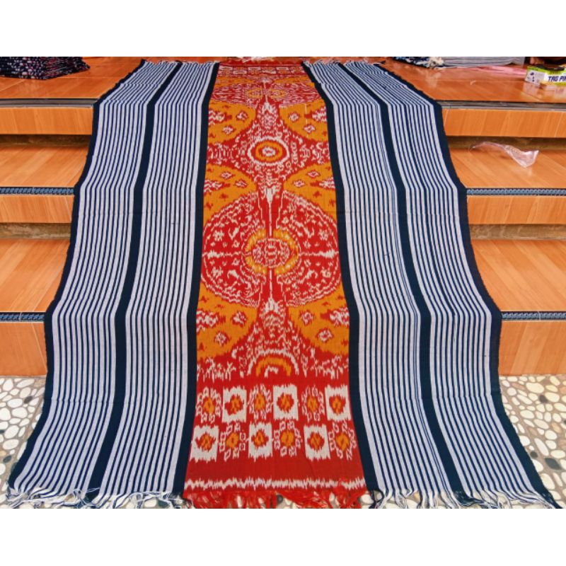 Jual Kain Tenun Rumbai Motif Lobeng Mix Lurik Tenun Ikat Lurik Mix ...