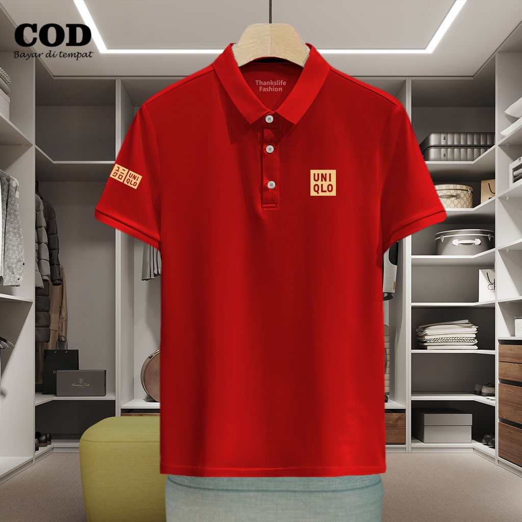 Baju Distro Polo Kerah Uniqlo