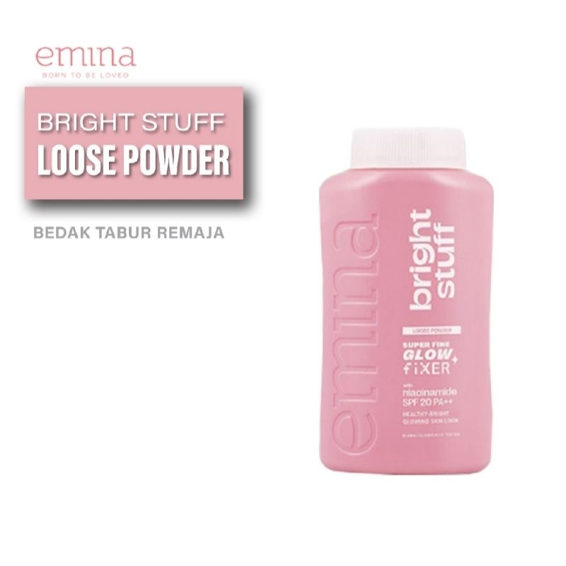 Jual EMINA LOOSE POWDER BRIGHT STUFF 55GR | Shopee Indonesia