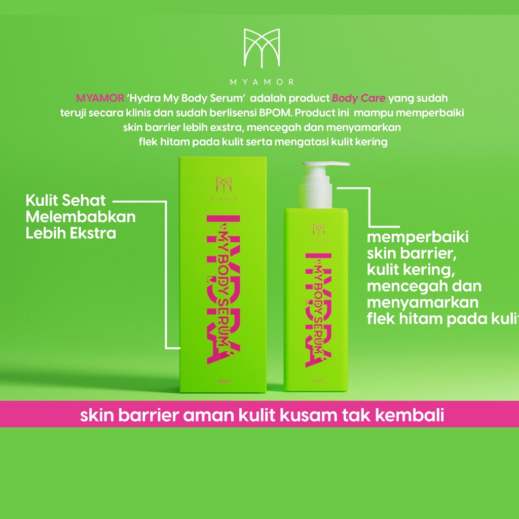 Jual MORLAB - Bundling Combo Myamor Bright My Body Serum + Hydra My ...