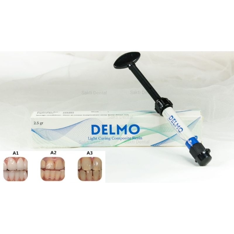 Jual Komposit Resin Delmo Dental Composite Microhybrid Nanofill Light ...